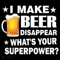 I Make Beer Disappear Funny Drawstring Bag
