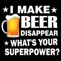 I Make Beer Disappear Funny Flat Bill Trucker Hat