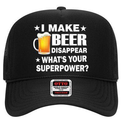 I Make Beer Disappear Funny Trucker Hat