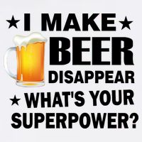 I Make Beer Disappear Funny Garment-Dyed Sweatshirt