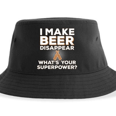 I Make Beer Disappear What's Your Superpower Sustainable Bucket Hat