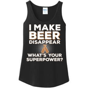 I Make Beer Disappear What's Your Superpower Ladies Essential Tank