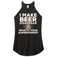 I Make Beer Disappear What's Your Superpower Women's Perfect Tri Rocker Tank