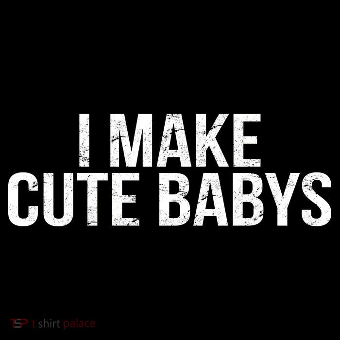 I Make Cute Babies 7-Panel Snapback Hat
