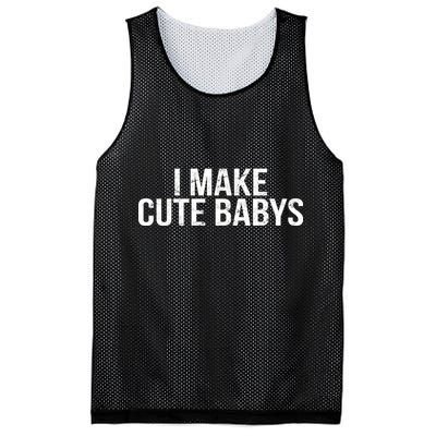 I Make Cute Babies Mesh Reversible Basketball Jersey Tank