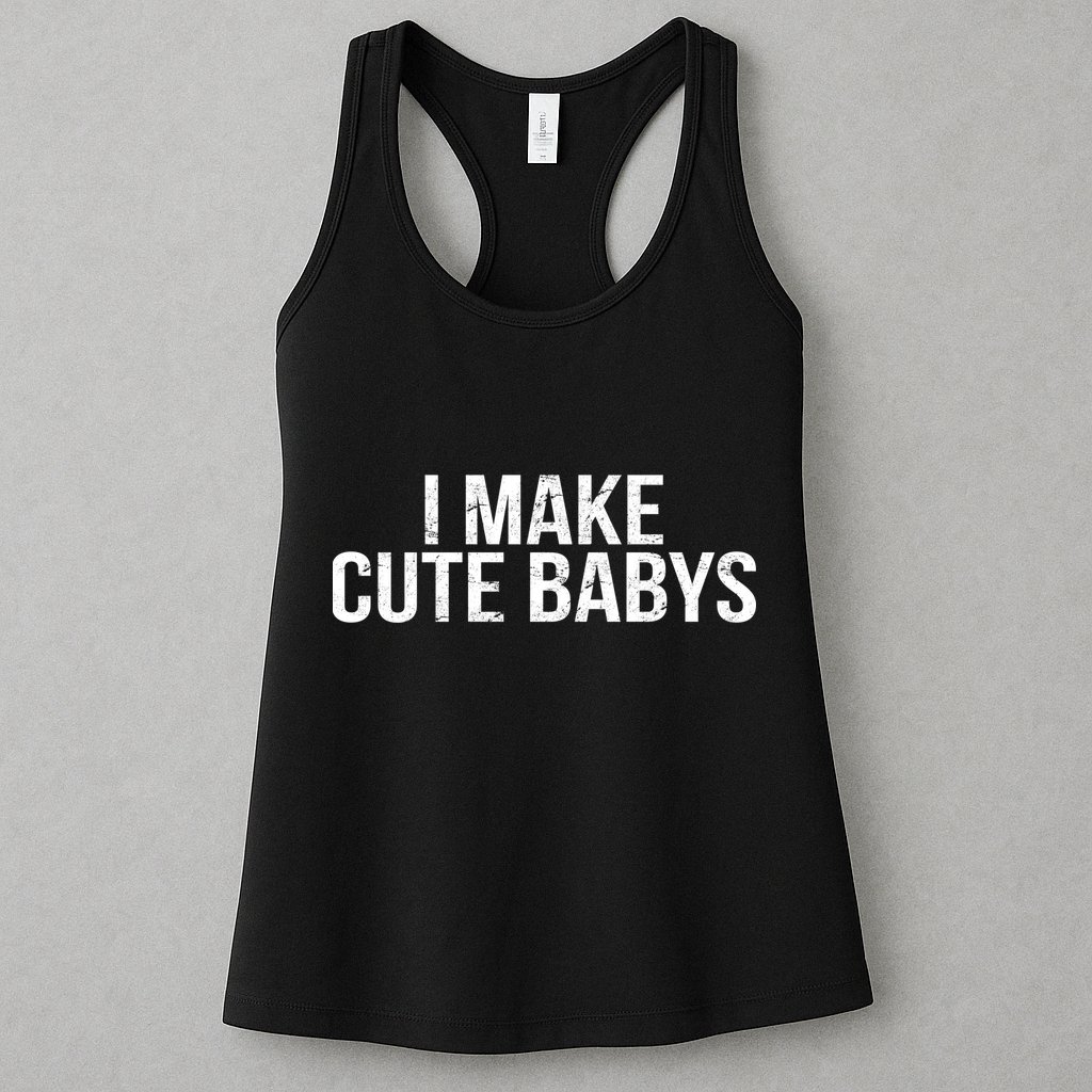 I Make Cute Babies Womens Tank Top