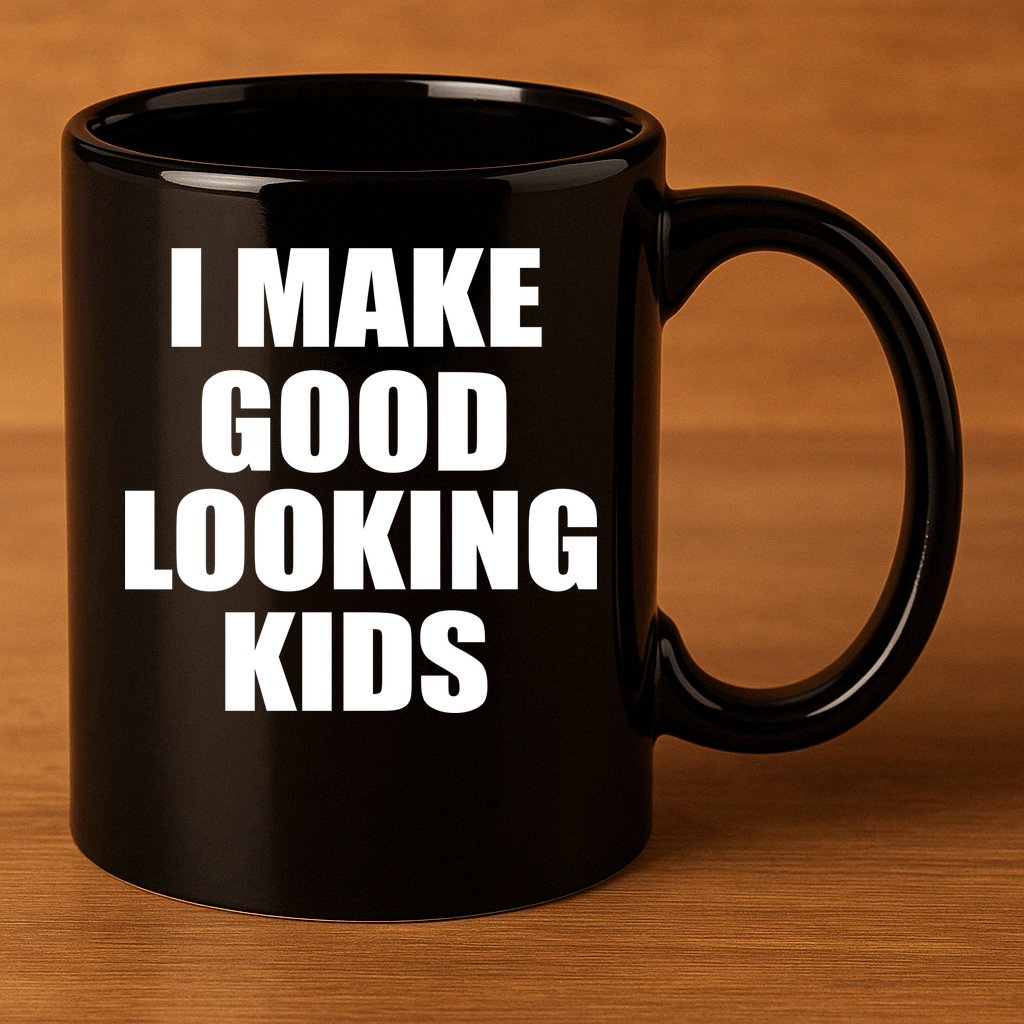 I Make Good Looking Kids 11oz C Handle Ceramic Mug