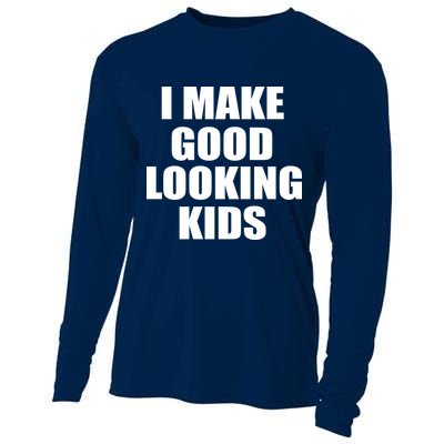 I Make Good Looking Kids Cooling Performance Long Sleeve Crew