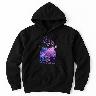 I Make Stuff Up Typewriter Hoodie