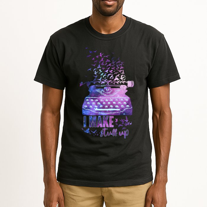 I Make Stuff Up Typewriter Tall T-Shirt