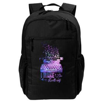 I Make Stuff Up Typewriter Backpack