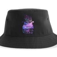 I Make Stuff Up Typewriter Sustainable Bucket Hat