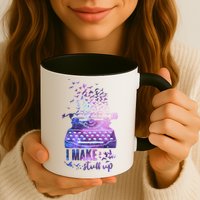 I Make Stuff Up Typewriter Mug