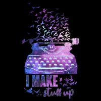 I Make Stuff Up Typewriter Mousepad