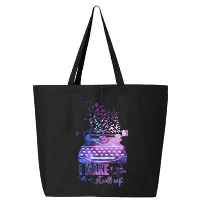 I Make Stuff Up Typewriter 25L Jumbo Tote