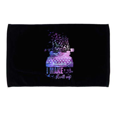 I Make Stuff Up Typewriter Microfiber Hand Towel