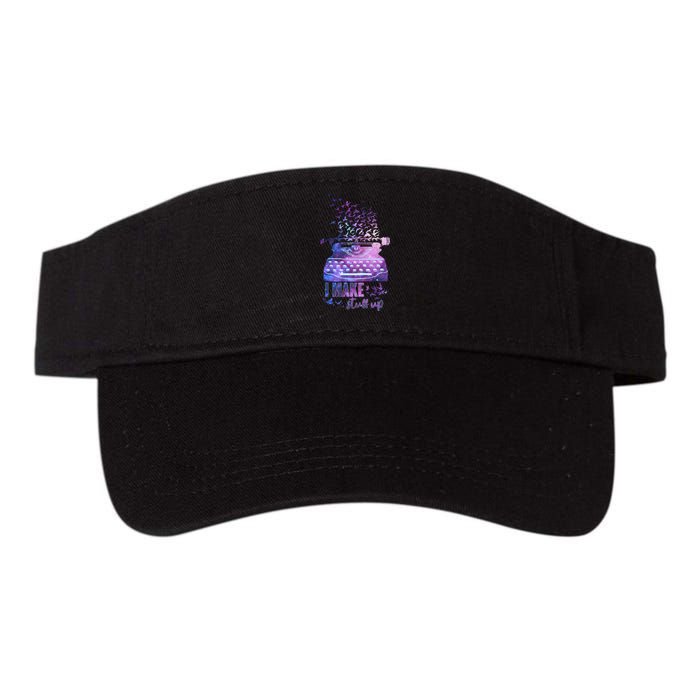 I Make Stuff Up Typewriter Visor
