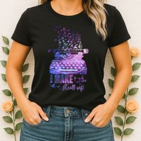 I Make Stuff Up Typewriter Womens T-Shirt