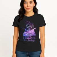 I Make Stuff Up Typewriter Womens T-Shirt
