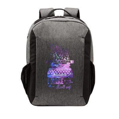 I Make Stuff Up Typewriter Vector Backpack