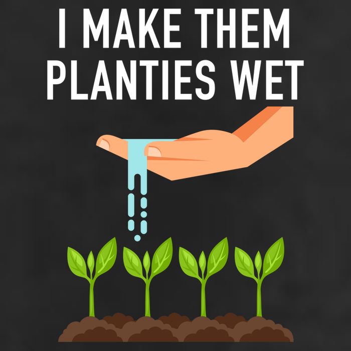 I Make Them Planties Wet Golf Towel