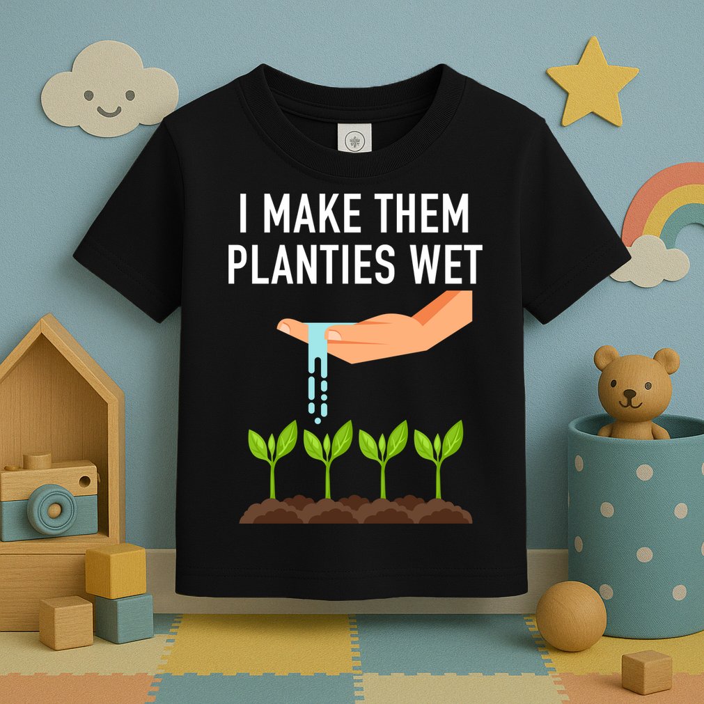 I Make Them Planties Wet Toddler T-Shirt