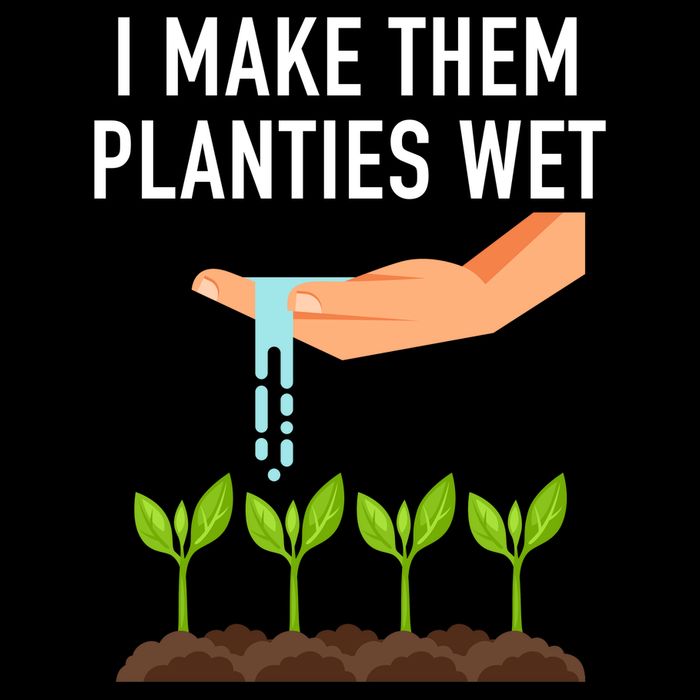 I Make Them Planties Wet Women's V-Neck T-Shirt