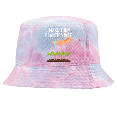 I Make Them Planties Wet Tie-Dyed Bucket Hat