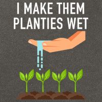 I Make Them Planties Wet Cotton Canvas Backpack