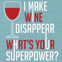 I Make Wine Disappear Funny Wine Lover Sueded Cloud Jersey T-Shirt