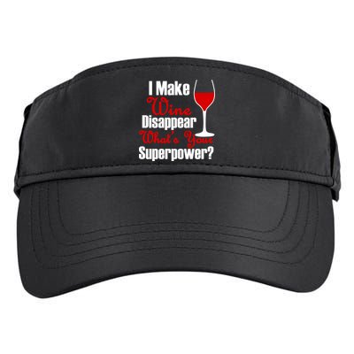 I Make Wine Disappear What's Your Superpower Adult Drive Performance Visor