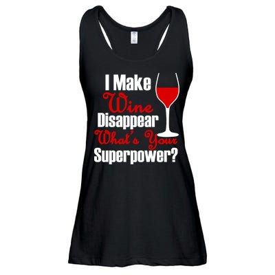 I Make Wine Disappear What's Your Superpower Ladies Essential Flowy Tank