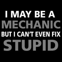 I May Be A Mechanic But I Can't Fix Stupid Drawstring Bag