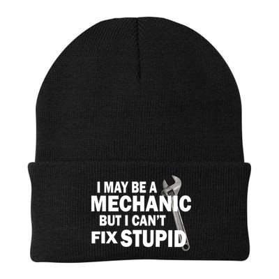 I May Be A Mechanic But I Can't Fix Stupid Funny Beanie