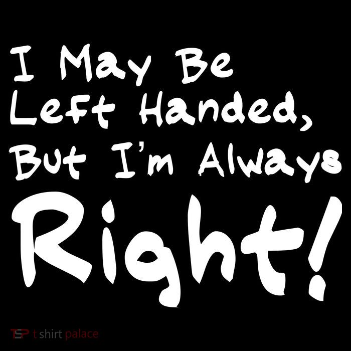 I May Be Left Handed, but I'm Always Right Cropped Pullover Crew