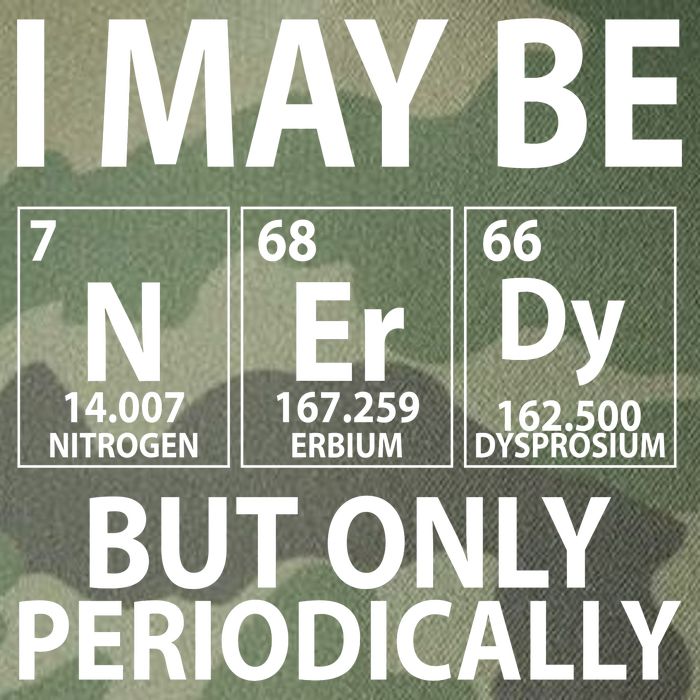 I May Be Nerdy But Only Periodically Legacy Tie Dye Trucker Hat