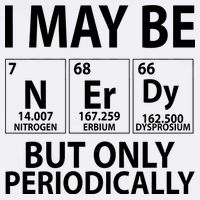 I May Be Nerdy But Only Periodically Garment-Dyed Sweatshirt