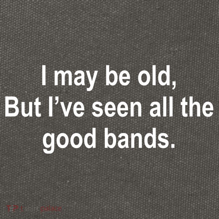 I May Be Old But I've Seen All The Good Bands Cotton Canvas Backpack