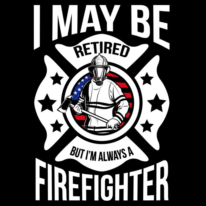 I May Be Retired But I'm A Firefighter City Backpack