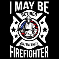 I May Be Retired But I'm A Firefighter Impact Tech Backpack