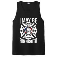I May Be Retired But I'm A Firefighter PosiCharge Competitor Tank