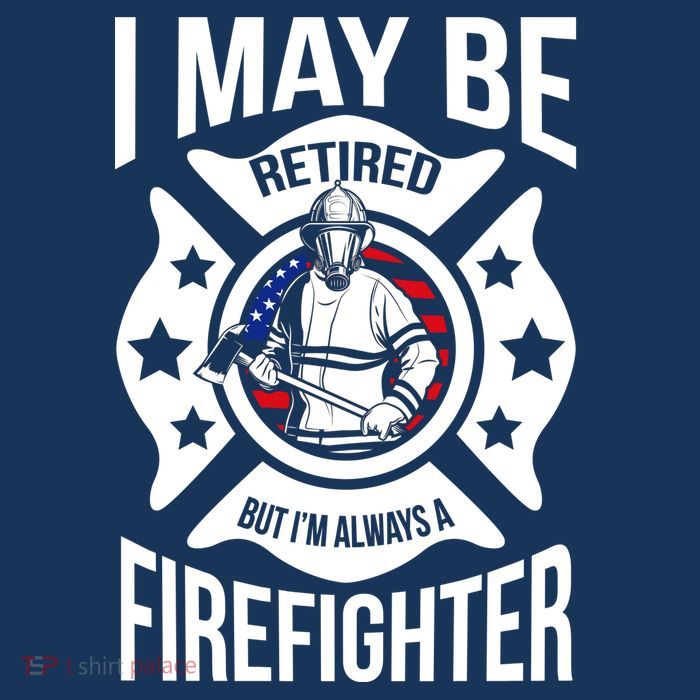 I May Be Retired But I'm A Firefighter Flatbill Hat