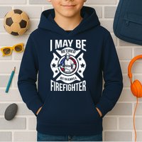 I May Be Retired But I'm A Firefighter Kids Hoodie