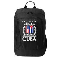 I May Live In The USA But My Story Began In Cuba City Backpack