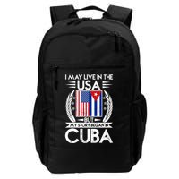 I May Live In The USA But My Story Began In Cuba Backpack