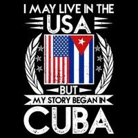 I May Live In The USA But My Story Began In Cuba Backpack