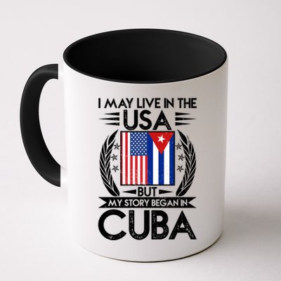 I May Live In The USA But My Story Began In Cuba Mug