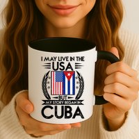 I May Live In The USA But My Story Began In Cuba Mug