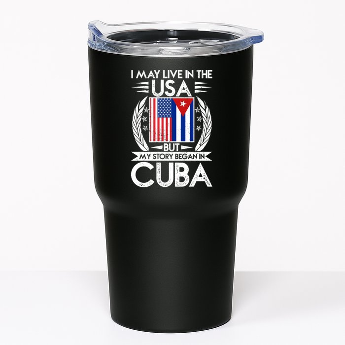 I May Live In The USA But My Story Began In Cuba Tumbler