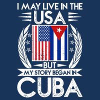 I May Live In The USA But My Story Began In Cuba Sustainable Bucket Hat